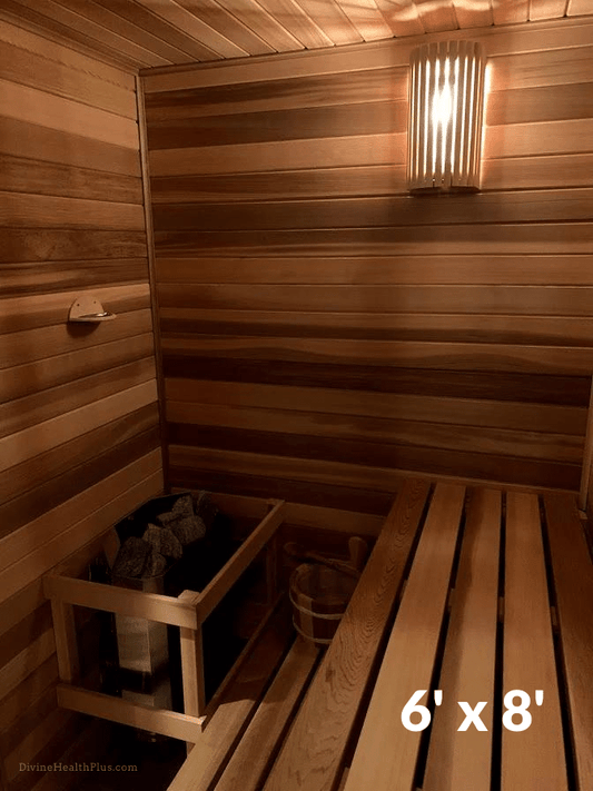 HOMECRAFT™ 6' x 8' DIY Wood Home Sauna Kit
