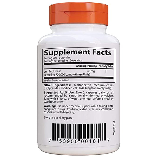 Doctor's Best Lumbrokinase