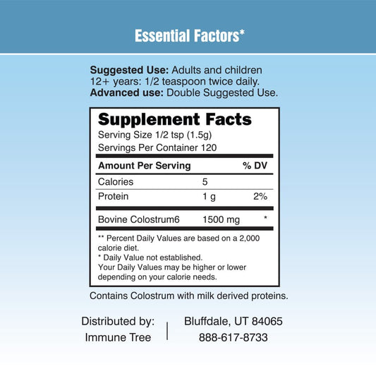 Colostrum 6.5oz Powder